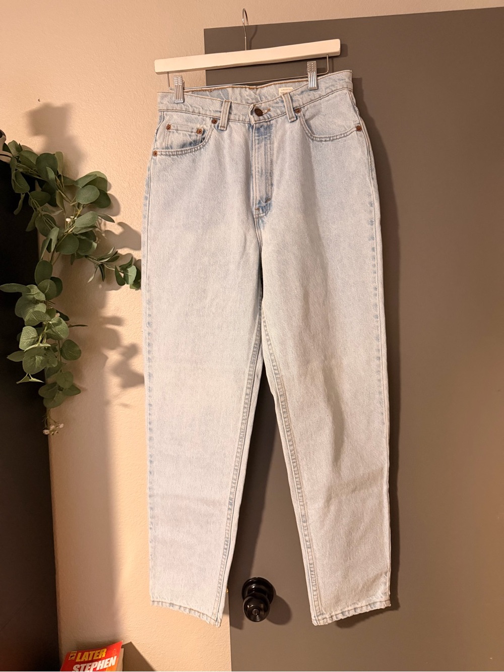 Vintage High Waisted Levi Light Wash Jeans